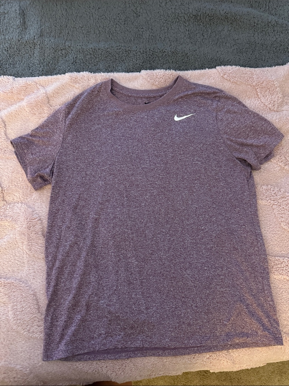 Nike Heathered Purple Short-Sleeve Performance Tee